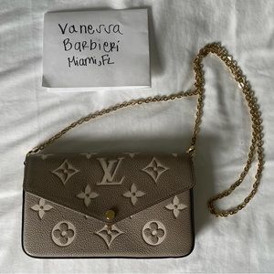 Félicie Louis Vuitton Pochette Empreinte